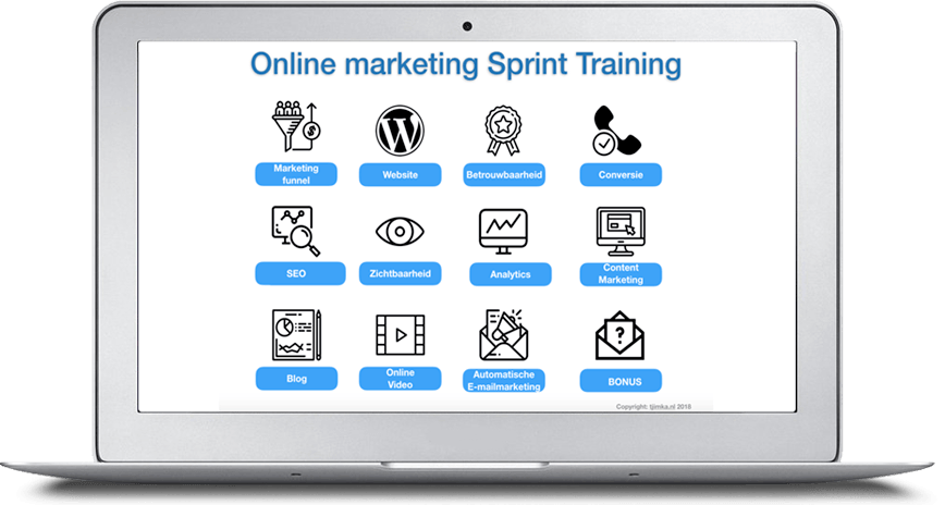 Tjimka.nl | Online marketing Sprint Training
